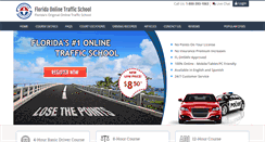 Desktop Screenshot of floridaonlinetrafficschool.com